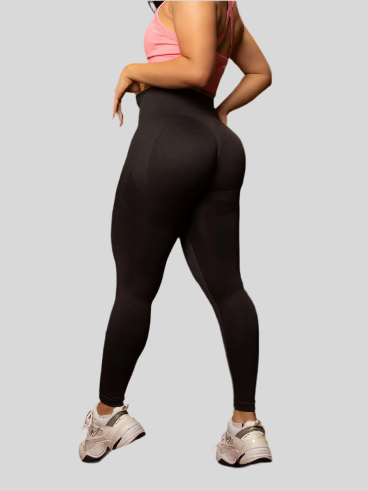 Leggings Push Up Gris Oscuro