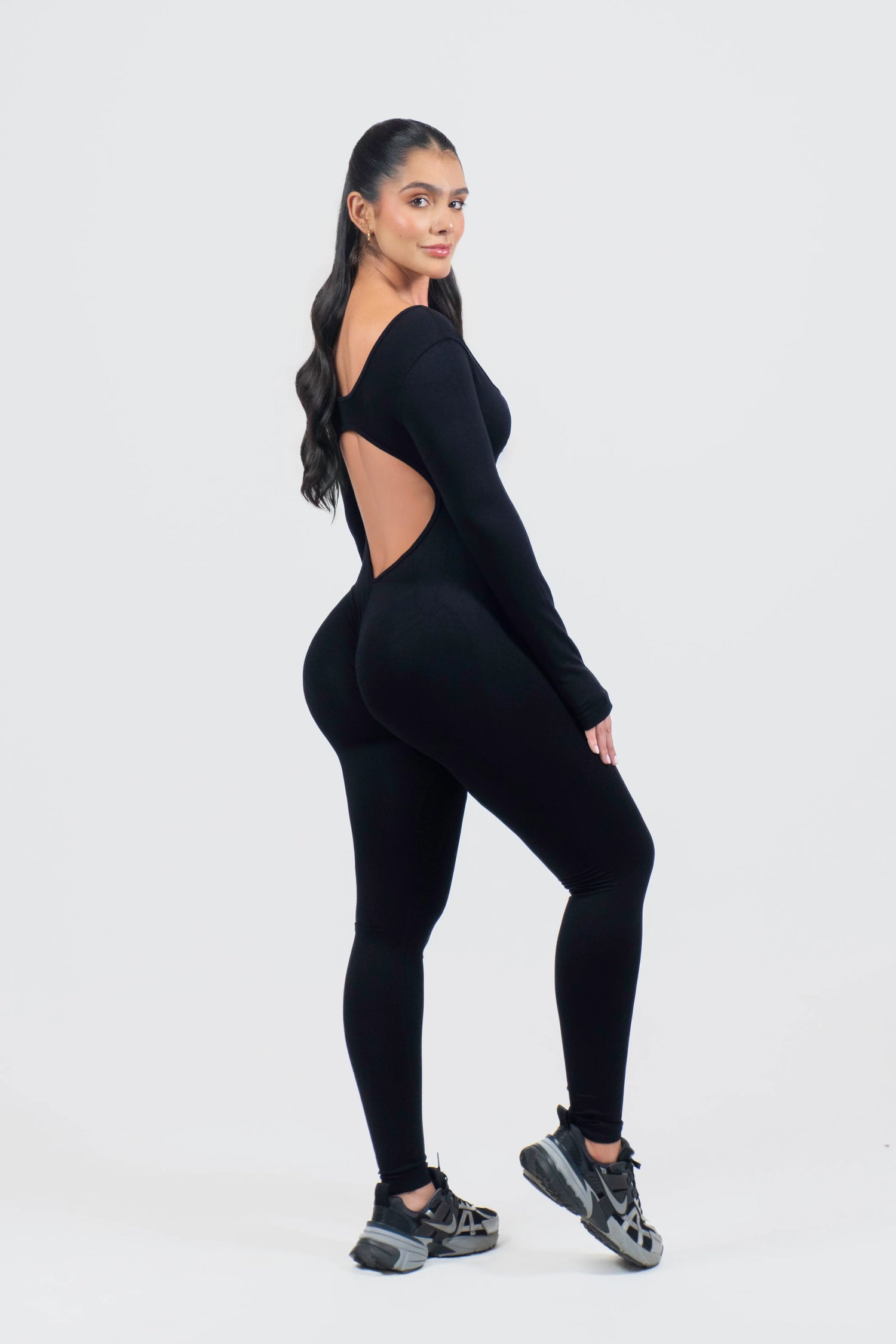 Enterizo Deportivo Tangerina - Negro
